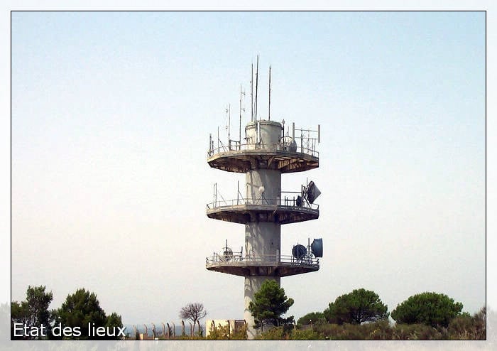 Photomontage 3D antennes relai