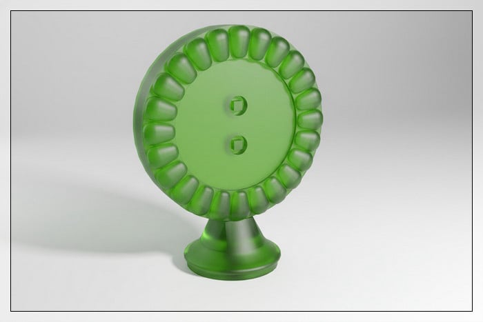 Images fichier 3D pour injection plastique