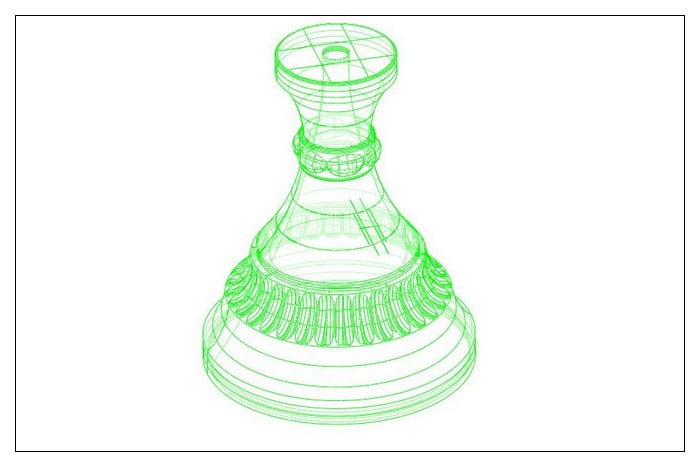 Images fichier 3D pour injection plastique