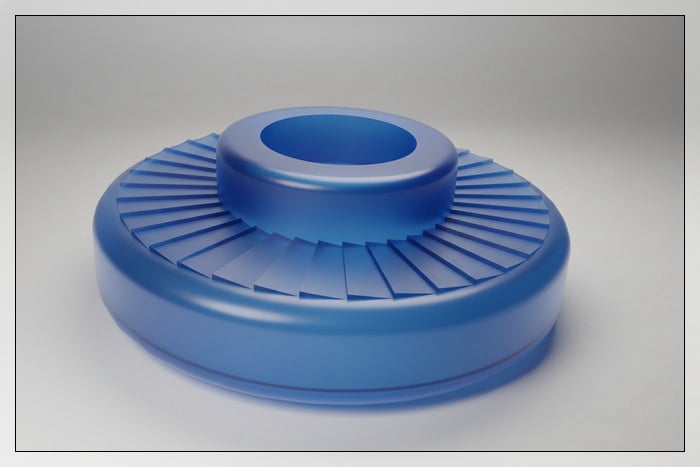 Images fichier 3D pour injection plastique