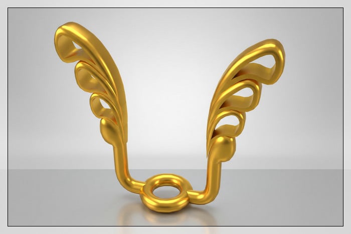 Images fichier 3D pour injection plastique