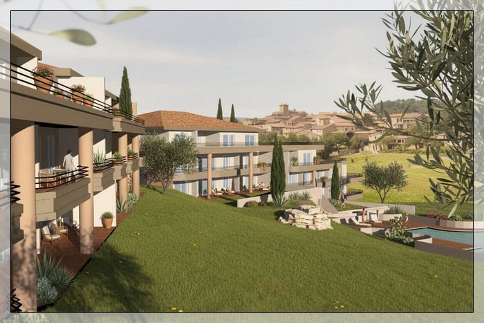 Illustration architecture immeuble vue 1